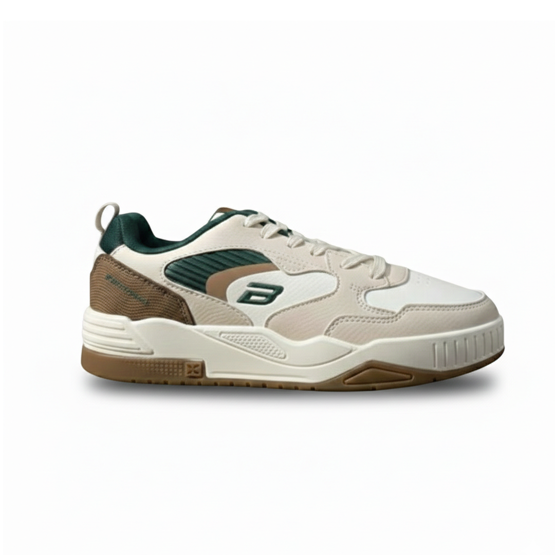 Bond Street Off-White Brown Premium Sneakers