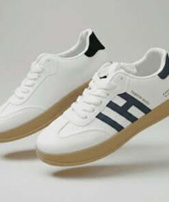 Premium Fashion Wange White Brown Sneakers