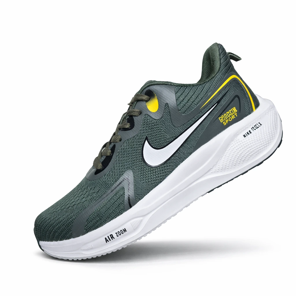 NIKE Zoom Army Green Sneakers