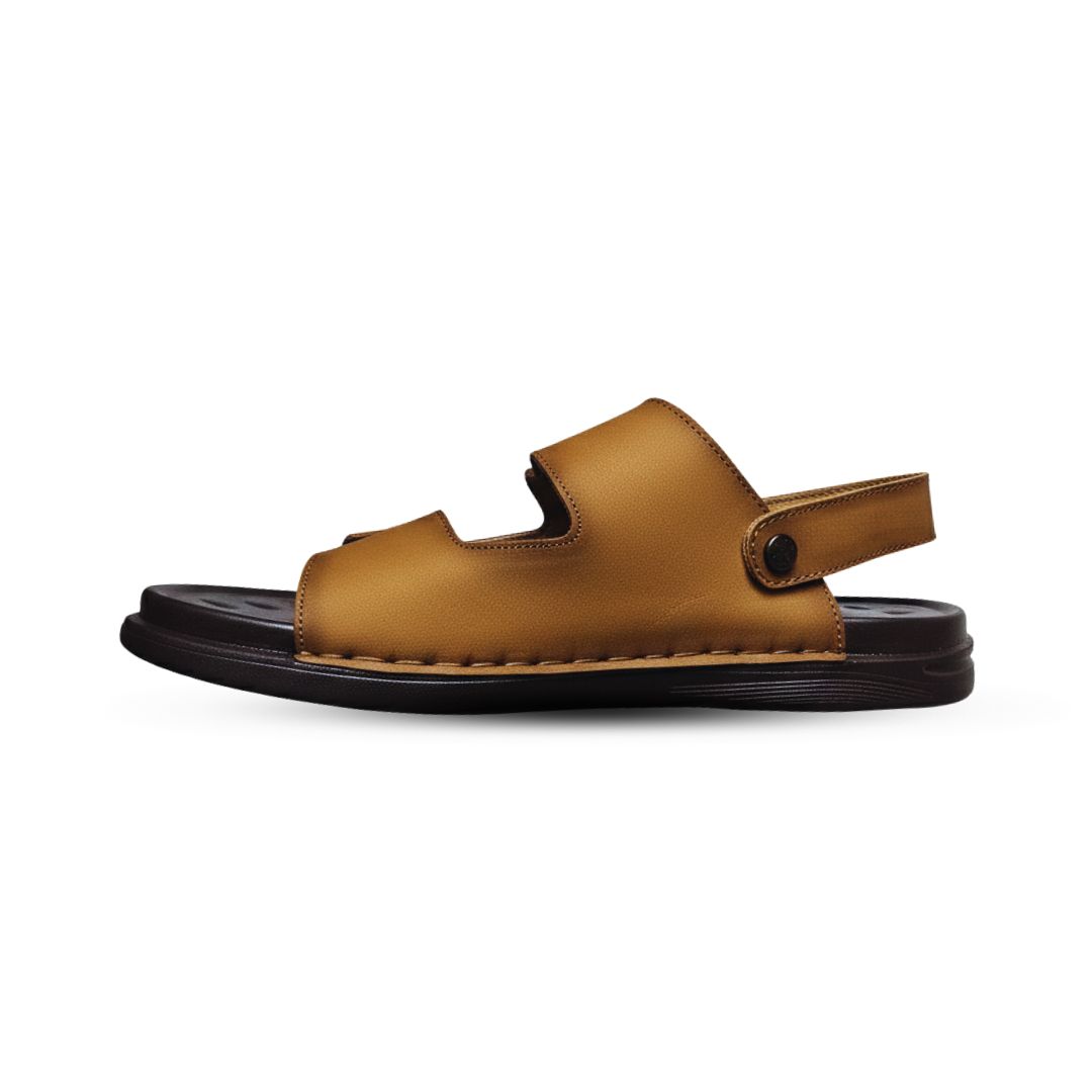 Two-strap Master Leather Sandals for Men - Image 2