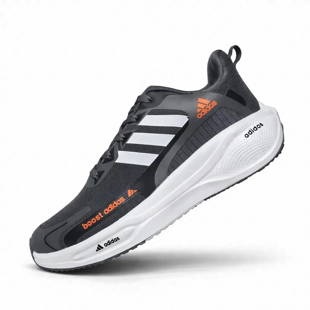 Adi Dark Grey Premium Sneakers - SMT 11