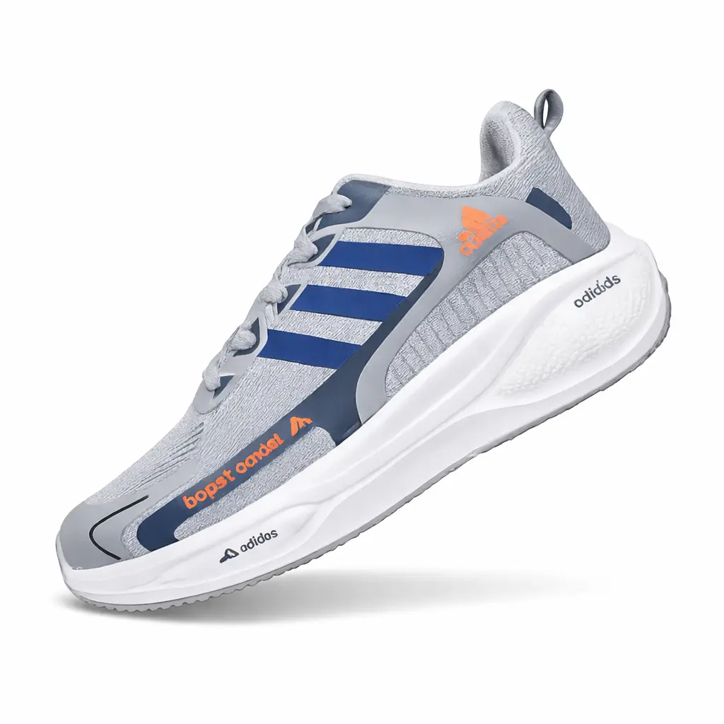 Adi Light Grey Premium Sneakers - SMT 11