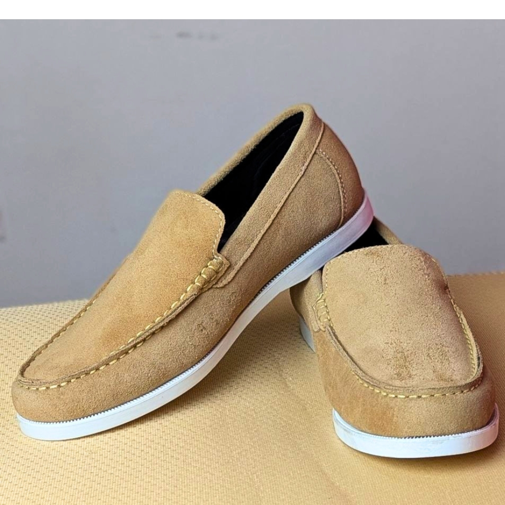 Premium Suede Loafers Brown