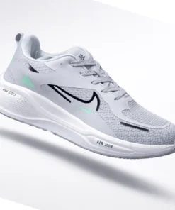 NIKE AIR ZOOM Light Grey Premium Sneakers - SMT 13